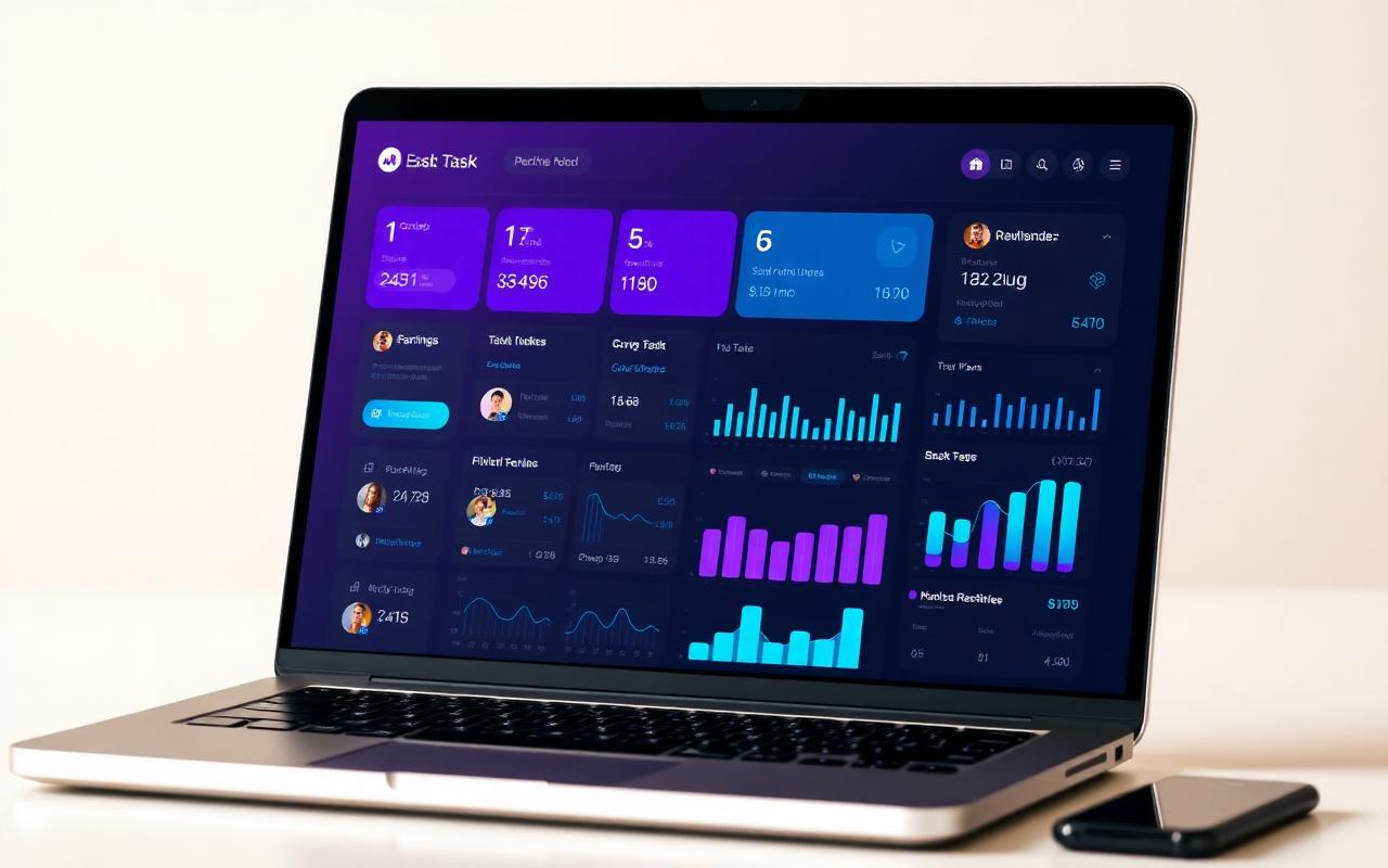 Tesba website mockup